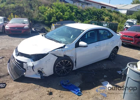 2014 Toyota Corolla L/Le/Le Pls/Prm/S/S Pls из США, поврежденный, VIN 2T1BURHE6EC202596